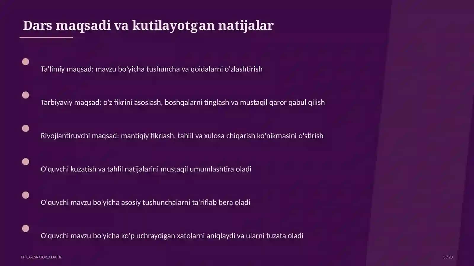 Texnologiya xonasida xavfsizlik qoidalari (5-sinf) 3