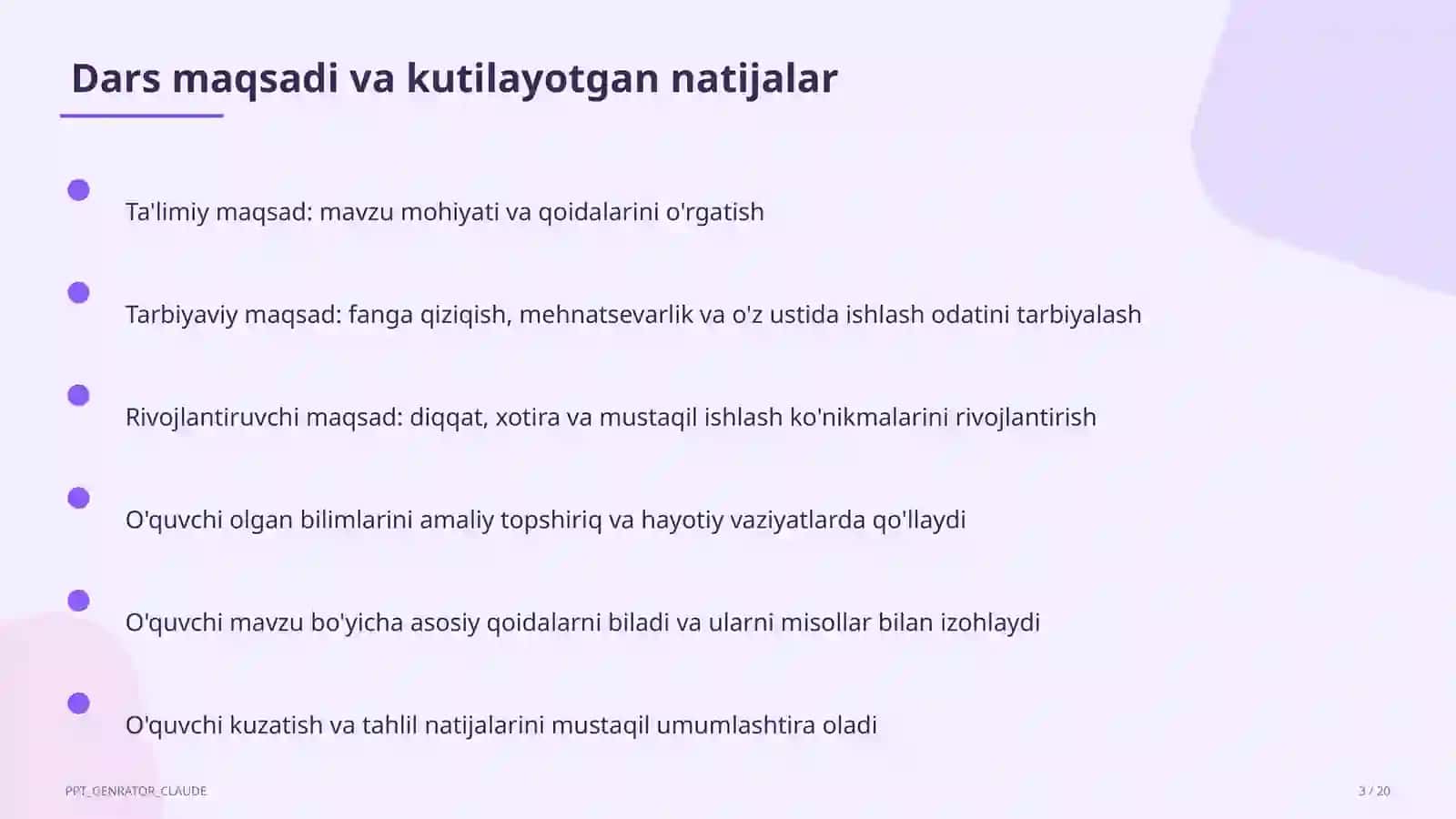 Funksiya tushunchasi va chiziqli funksiya grafigi (7-sinf) 3