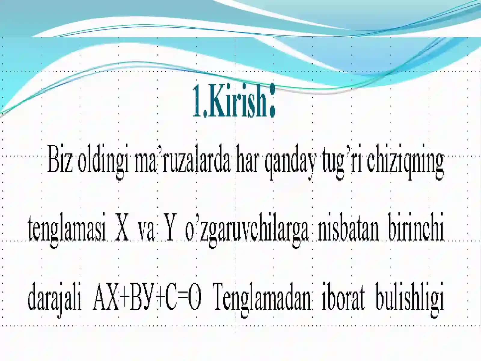 Ikkinchi tartibli  egri chiziqlar 3