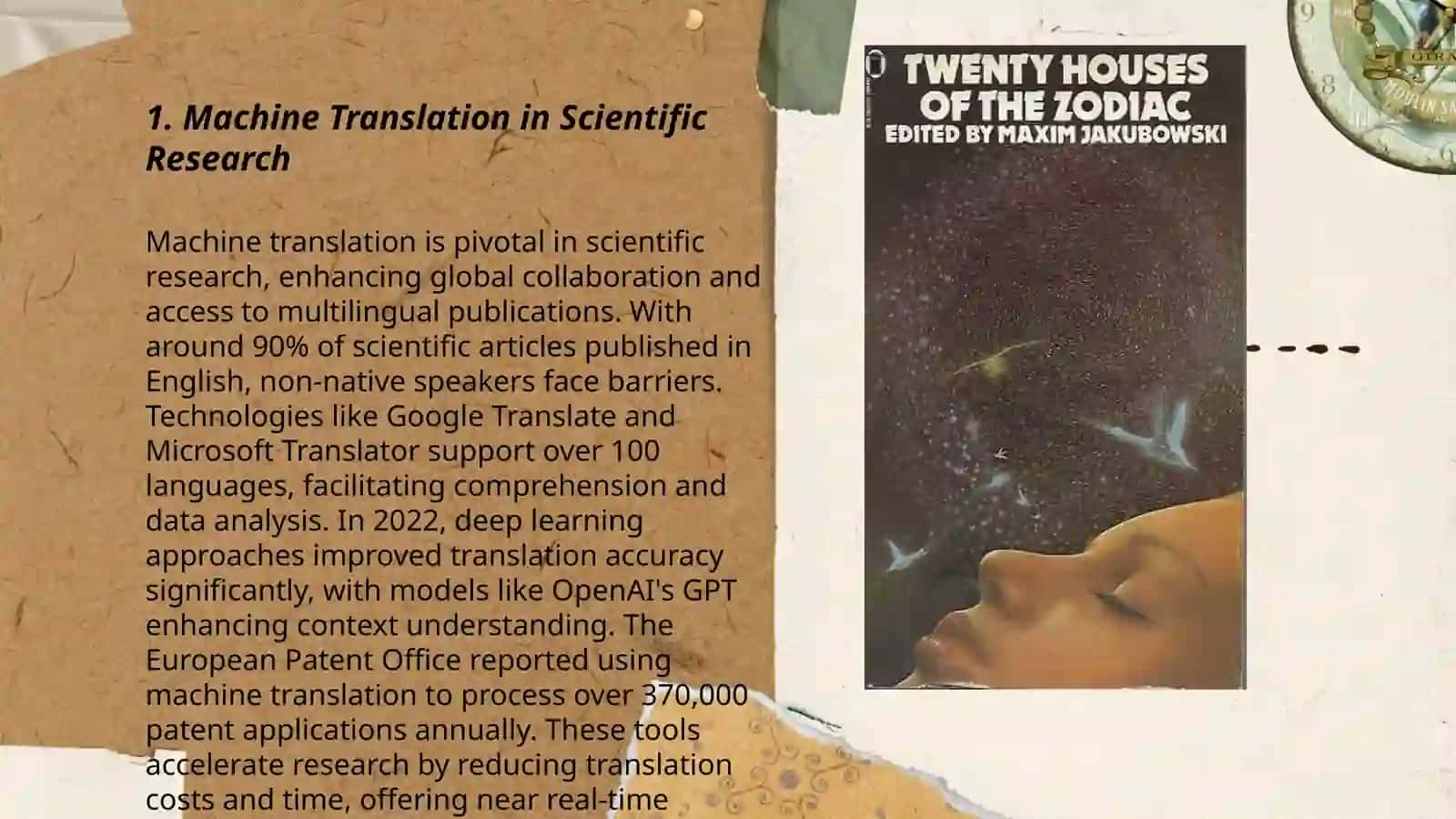 Machine Translation in Scientific Research 3