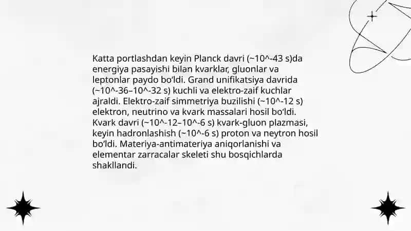 Elementar zarrachalarning manbalari 3