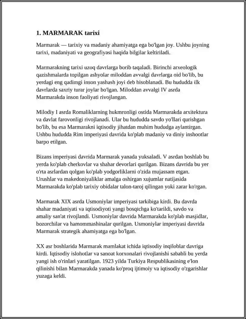 MARMARAK 3