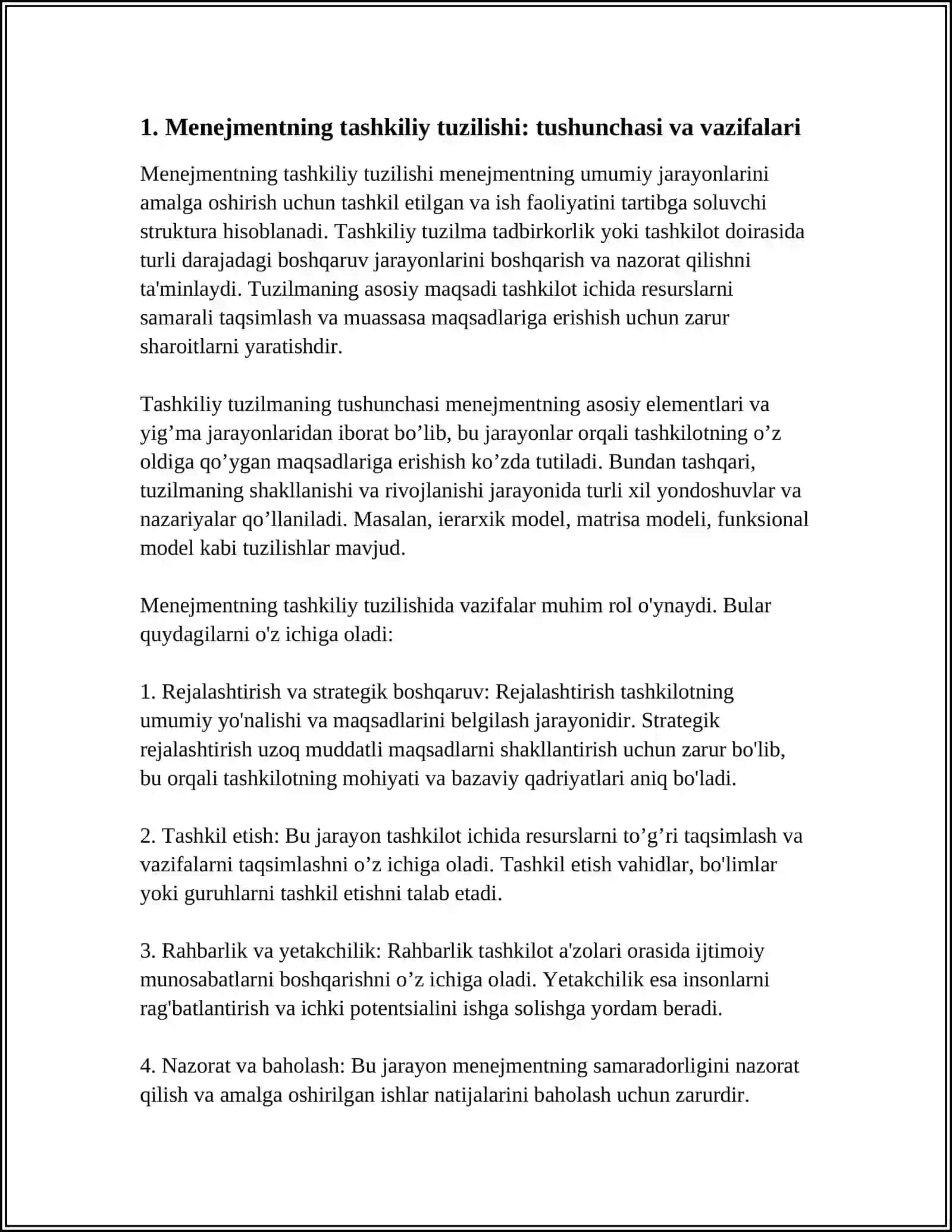 MENEJMENTNING TASHKILIY TARKIBIY TUZILISHI 3