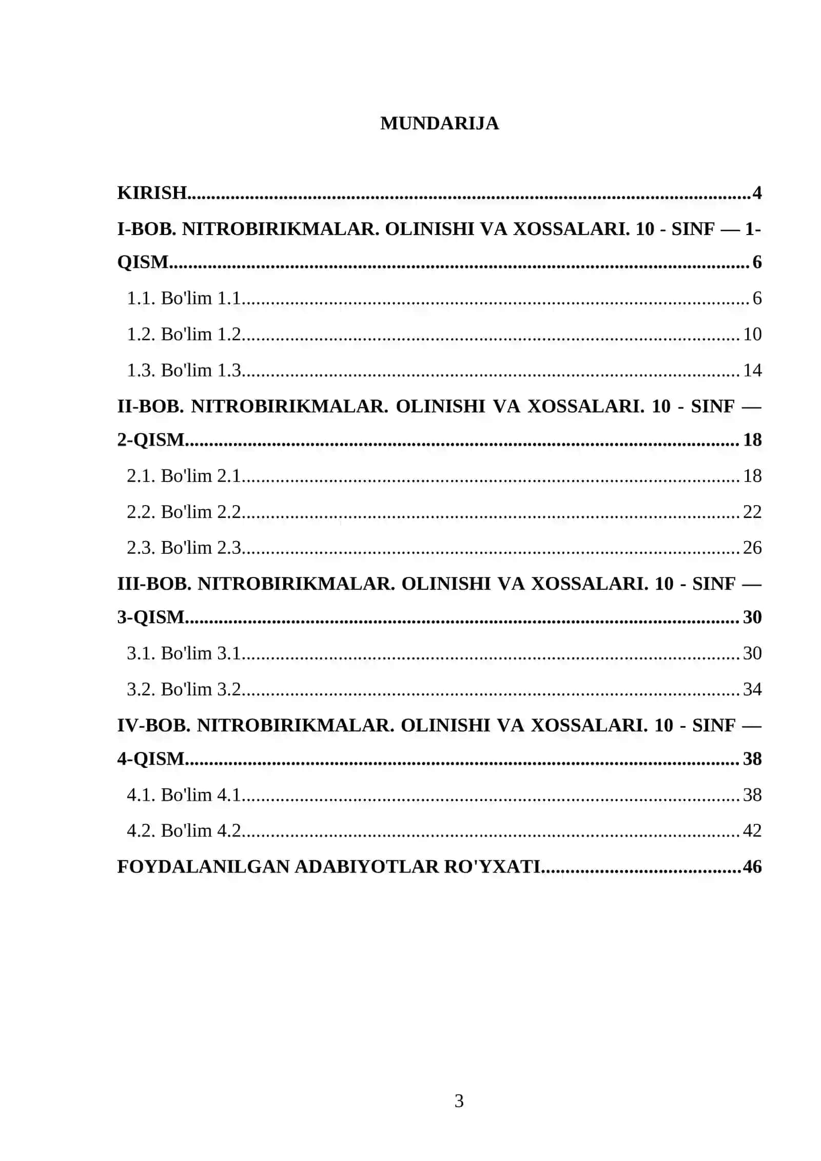 NITROBIRIKMALAR. OLINISHI VA XOSSALARI. 10 - SINF 3
