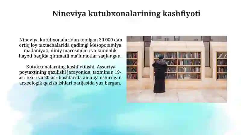 Nineviya kutubxonalari 3