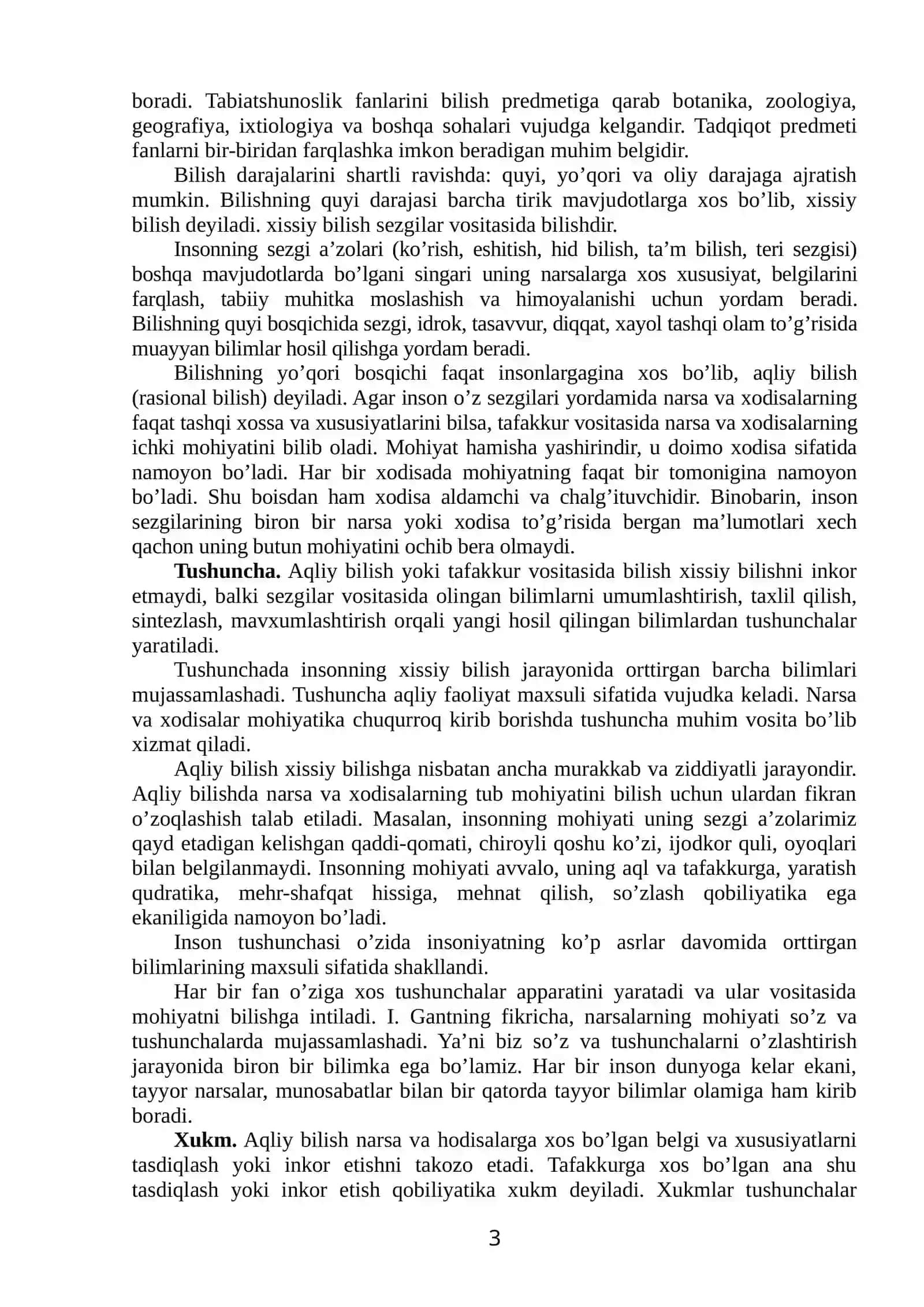 Gnoseologiya. Bilish nazariyasi 3