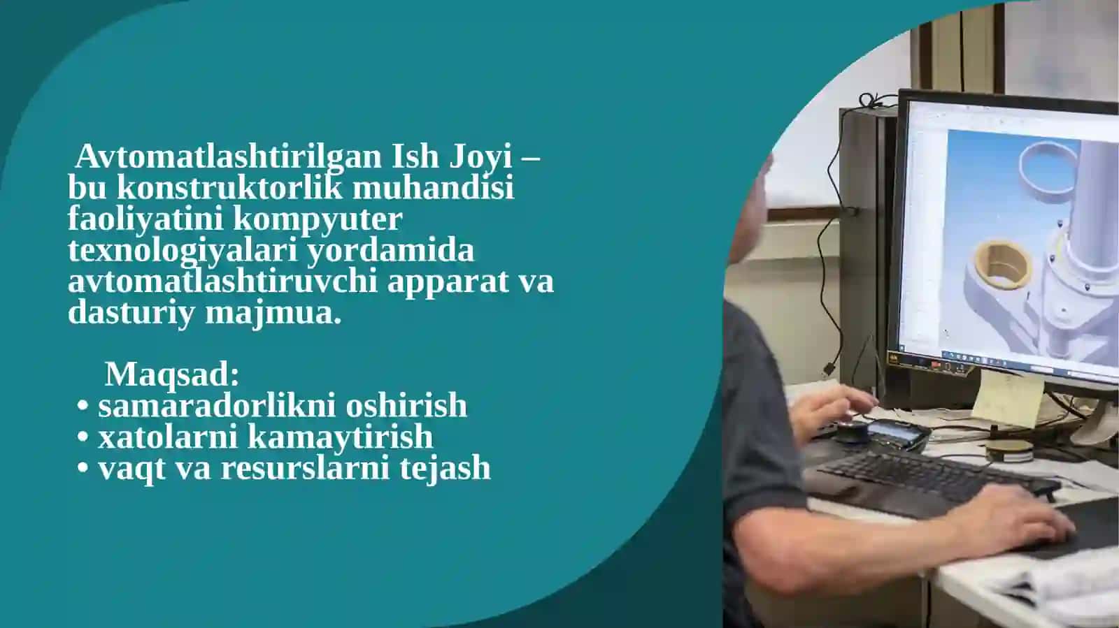 Konstruktor uchun avtomatlashtirilgan ish joyini yaratish 3