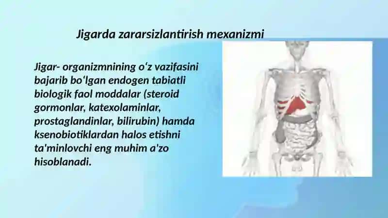 Mavzu: Fiziologik faol moddalar va endokrin tizimi biokimyosi.Jigarda gormonlarning zararsizlantirilishi, klinik ahamiyati. 3
