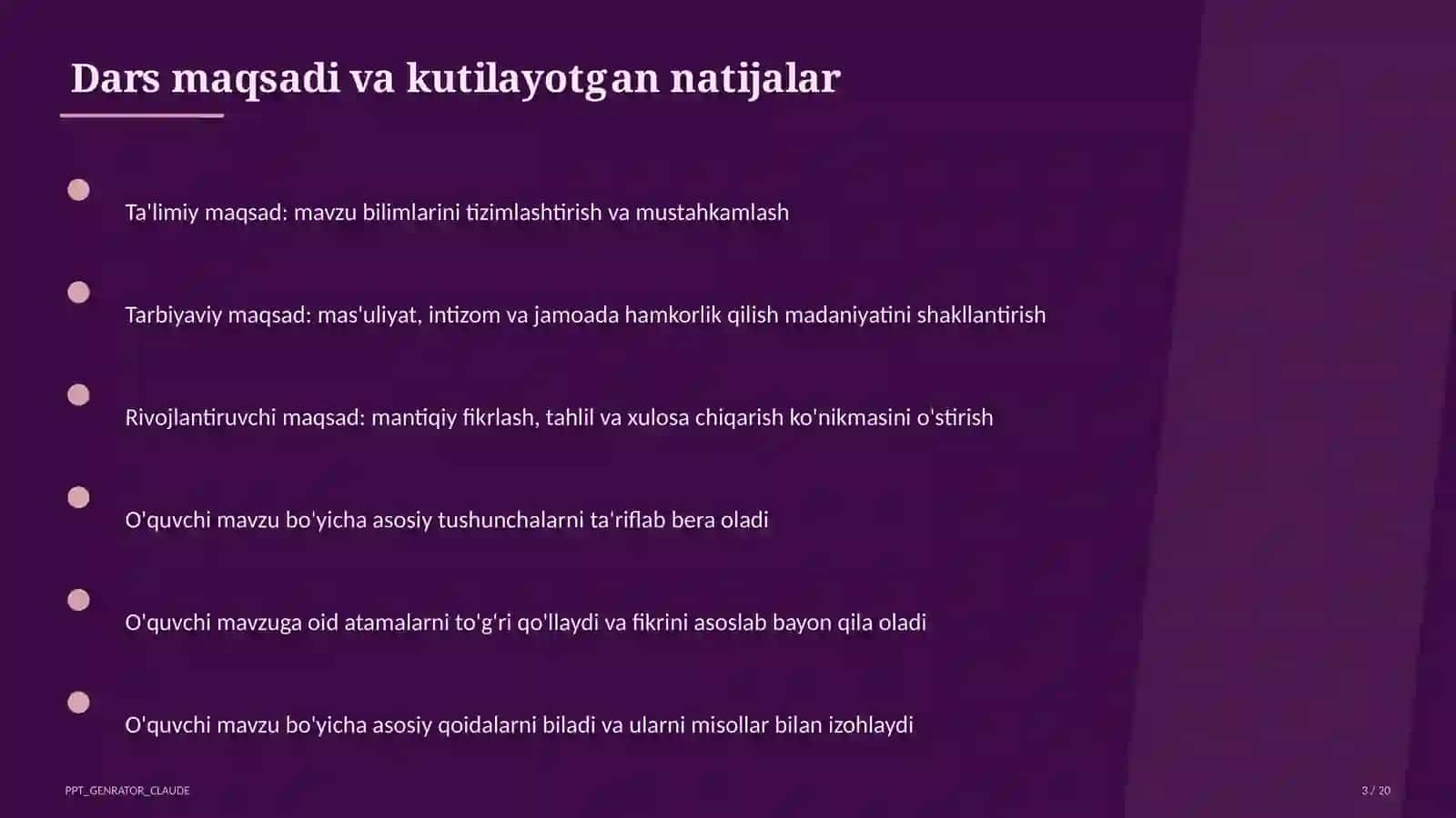 Sinuslar va kosinuslar teoremasi (9-sinf) 3