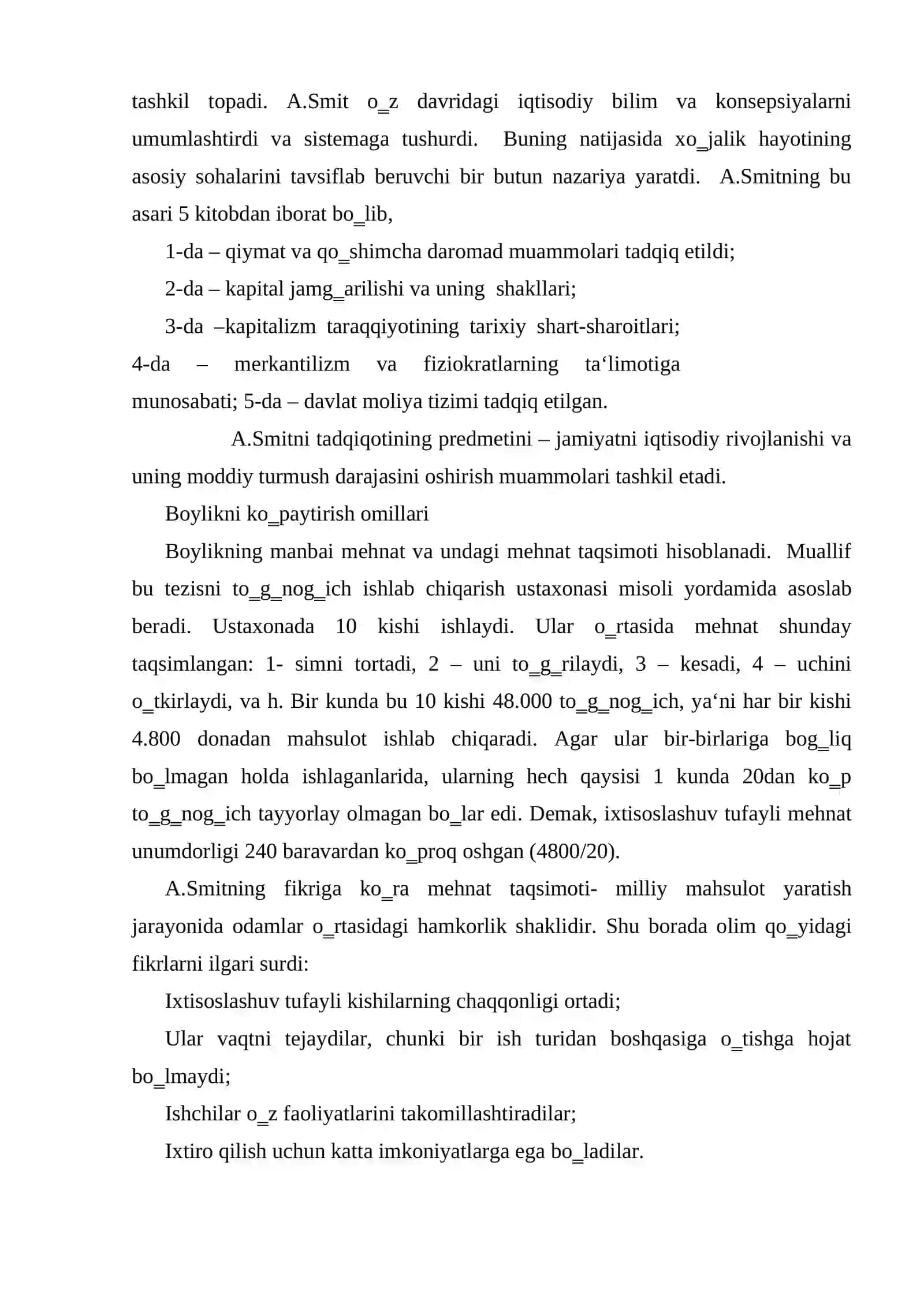 Klassik iqtisodiy maktabga muqobil ta`limotlar bozor iqtisodiyotiga muxolif sotsialistik yo`nalishning mohiyati va tarixiy taqdiri 3