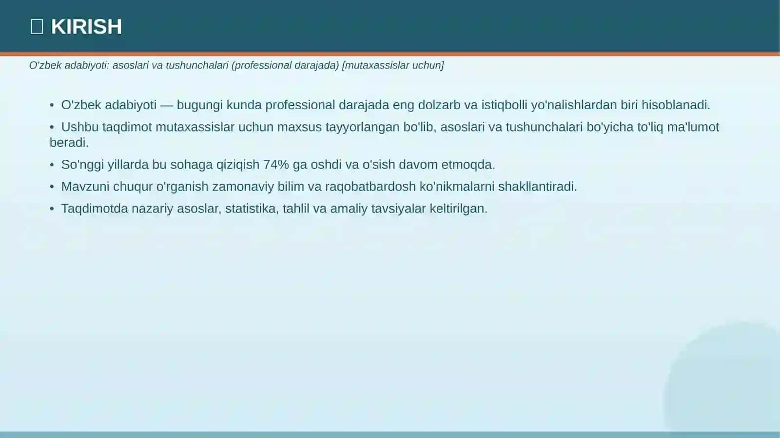 O'zbek Adabiyoti Asoslari va Tushunchalari 3