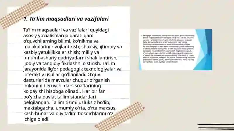 Didaktika pedagogika fanining tarkibiy qismi 3