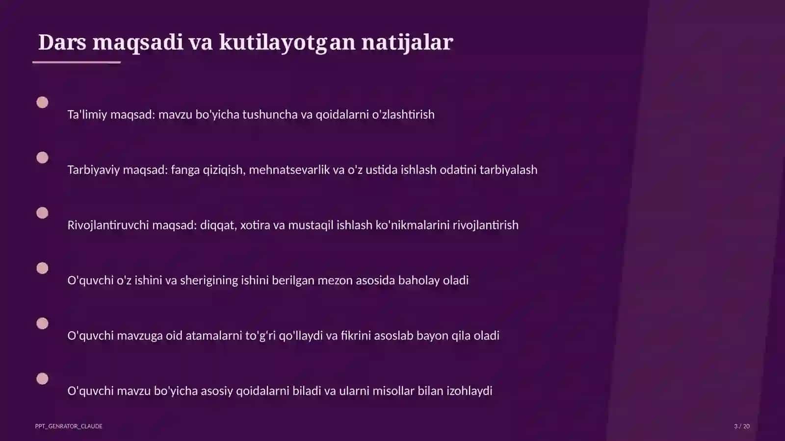 Rus tilida fe'l turlari: tugallangan va tugallanmagan (6-sinf) 3