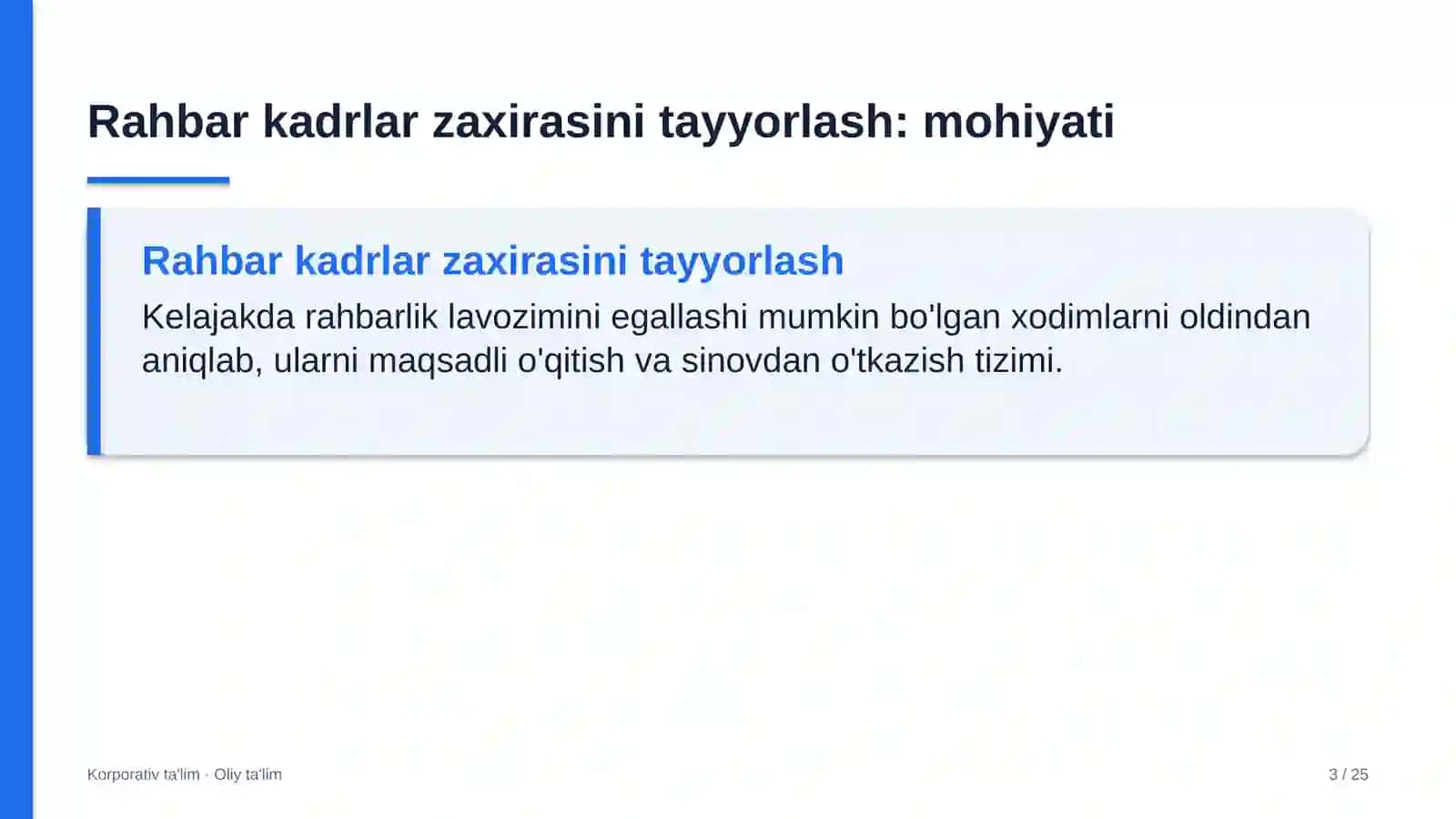 qurilish nazorati inspeksiyalarida rahbar kadrlar zaxirasini tayyorlash 3202 3