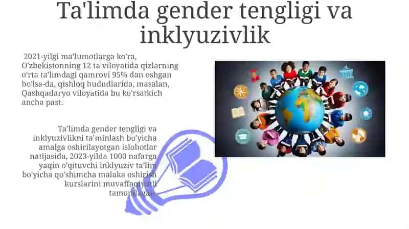 Ta'limda gender tengligi va inklyuzivlik 3