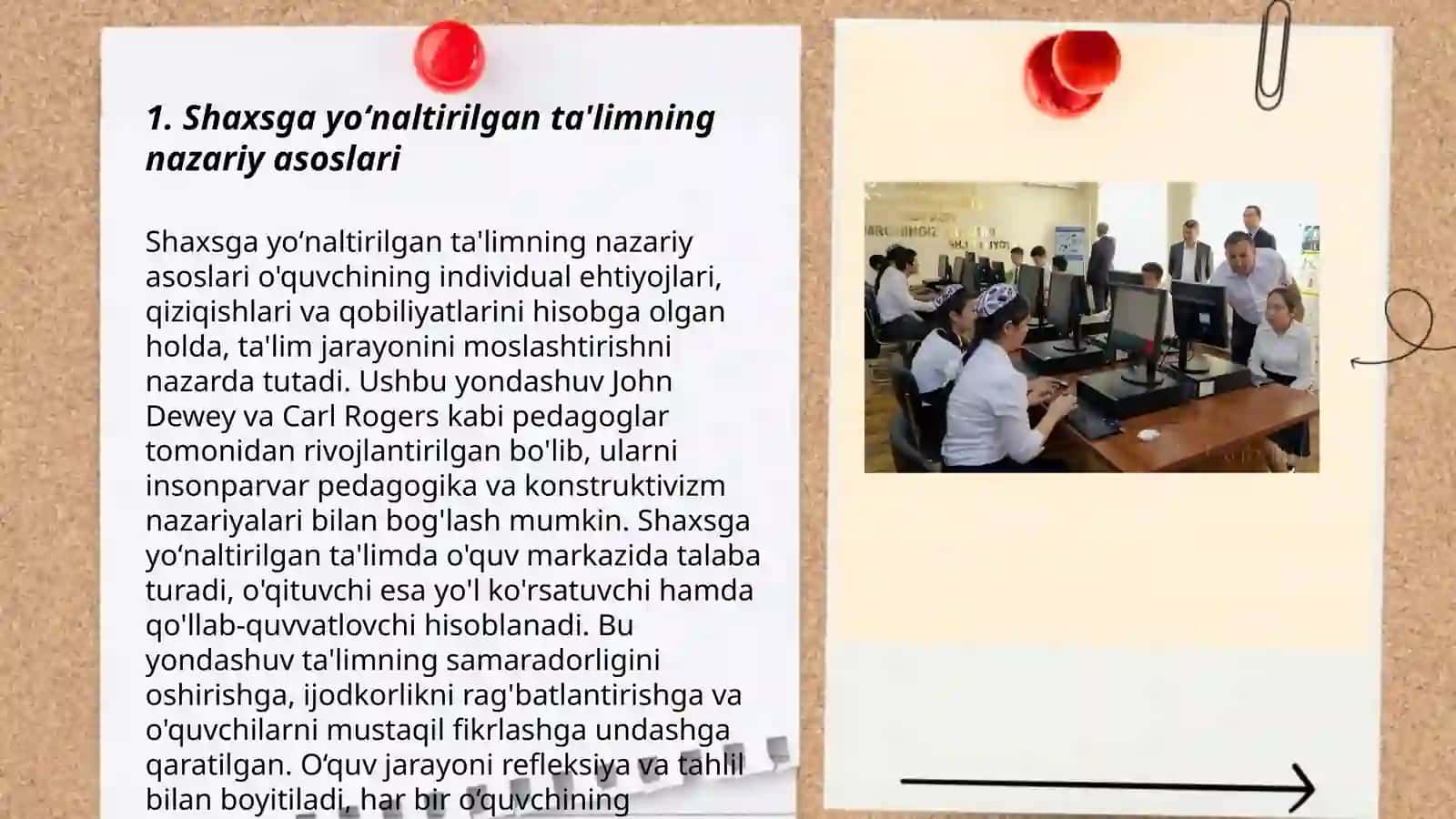 Shaxsga yoʻnaltirilgan ta'lim texnologiyalari 3