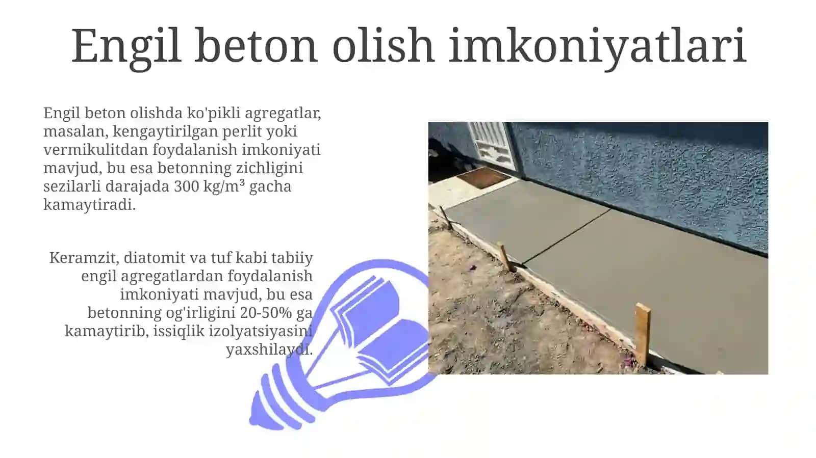 Engil beton olish imkoniyatlari 3