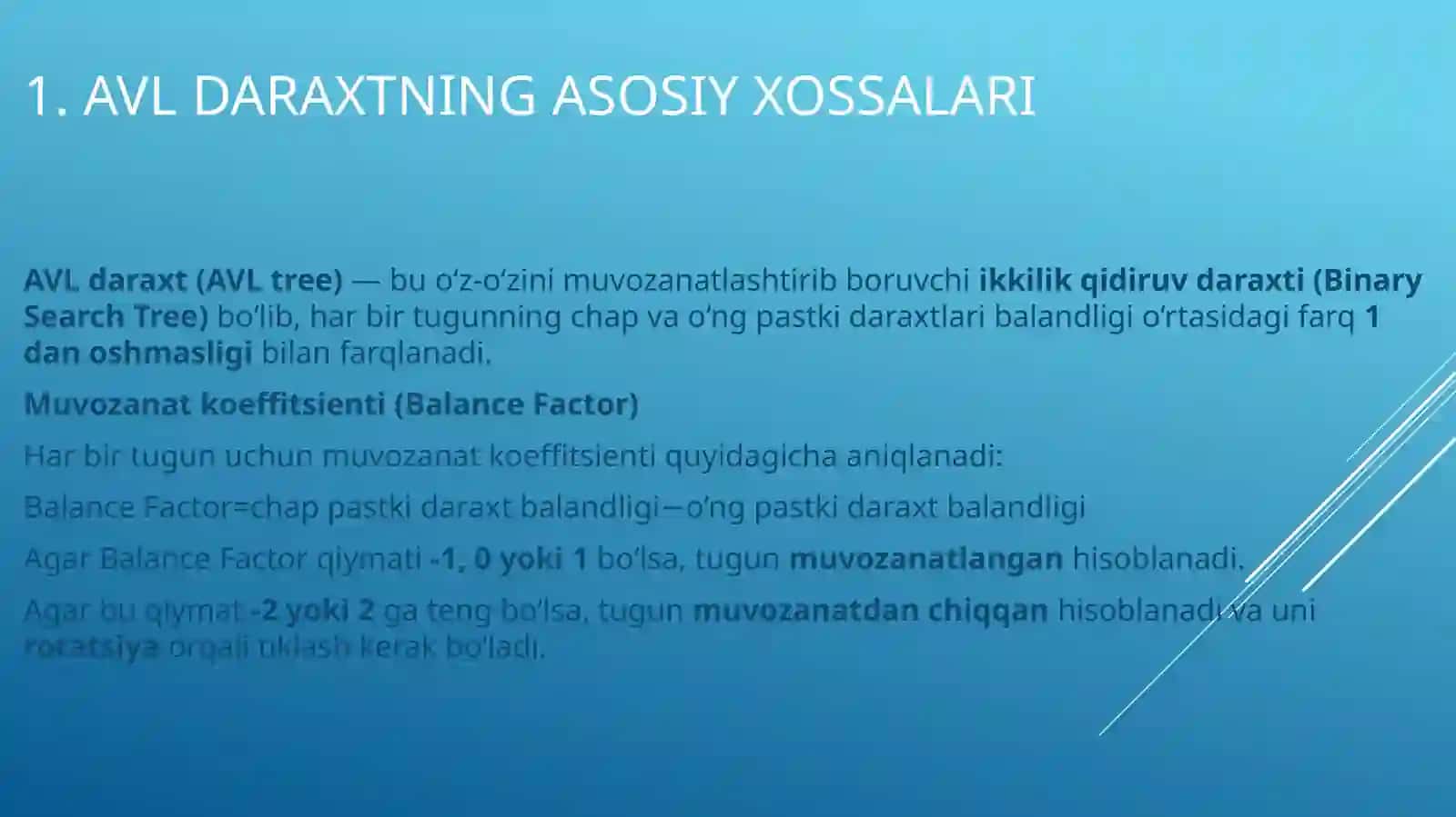 AVL daraxt 3