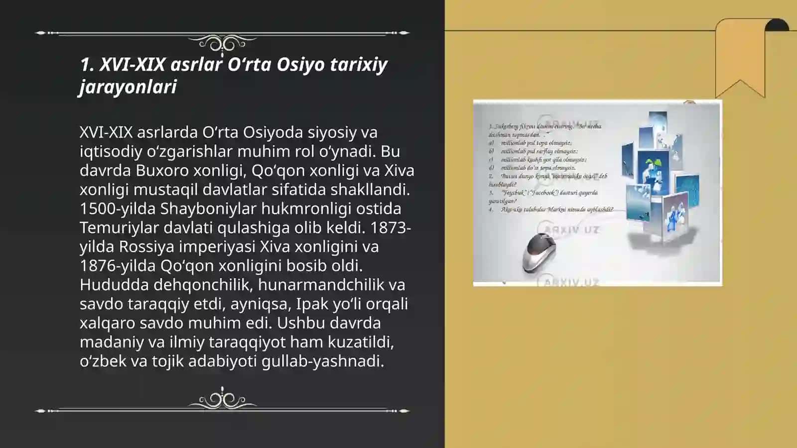 XVI-XIX asrlarga oid manbalar 3
