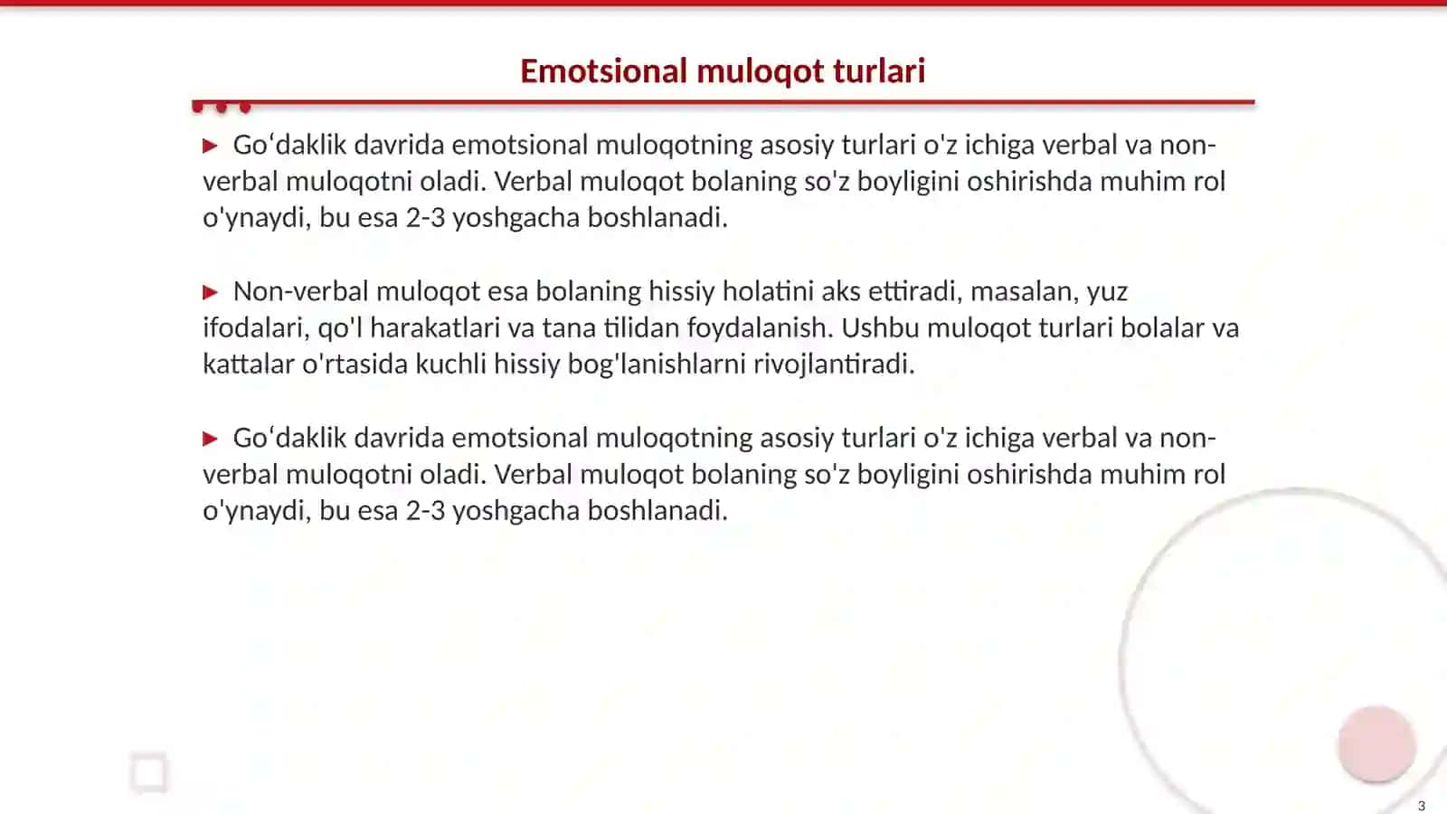 Goʻdaklik davrida emotsional muloqotning ahamiyati 3