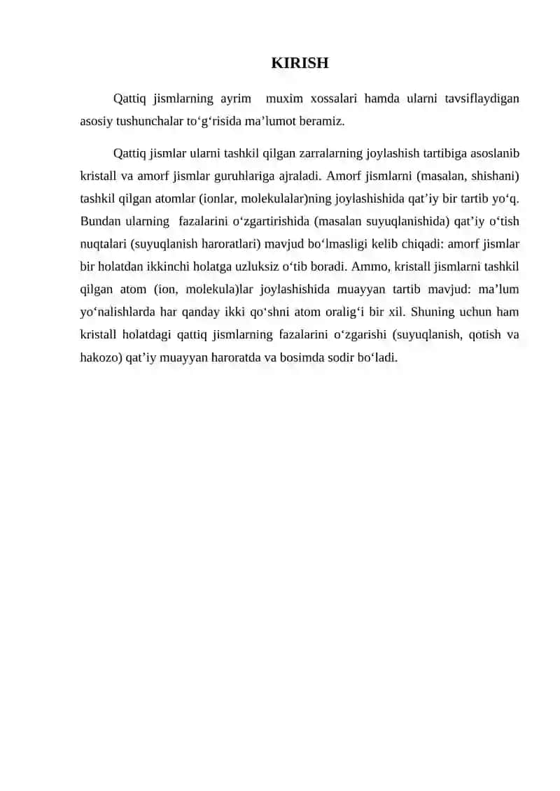 QATTIQ JISMLARNING MAGNIT XOSSALARI 3