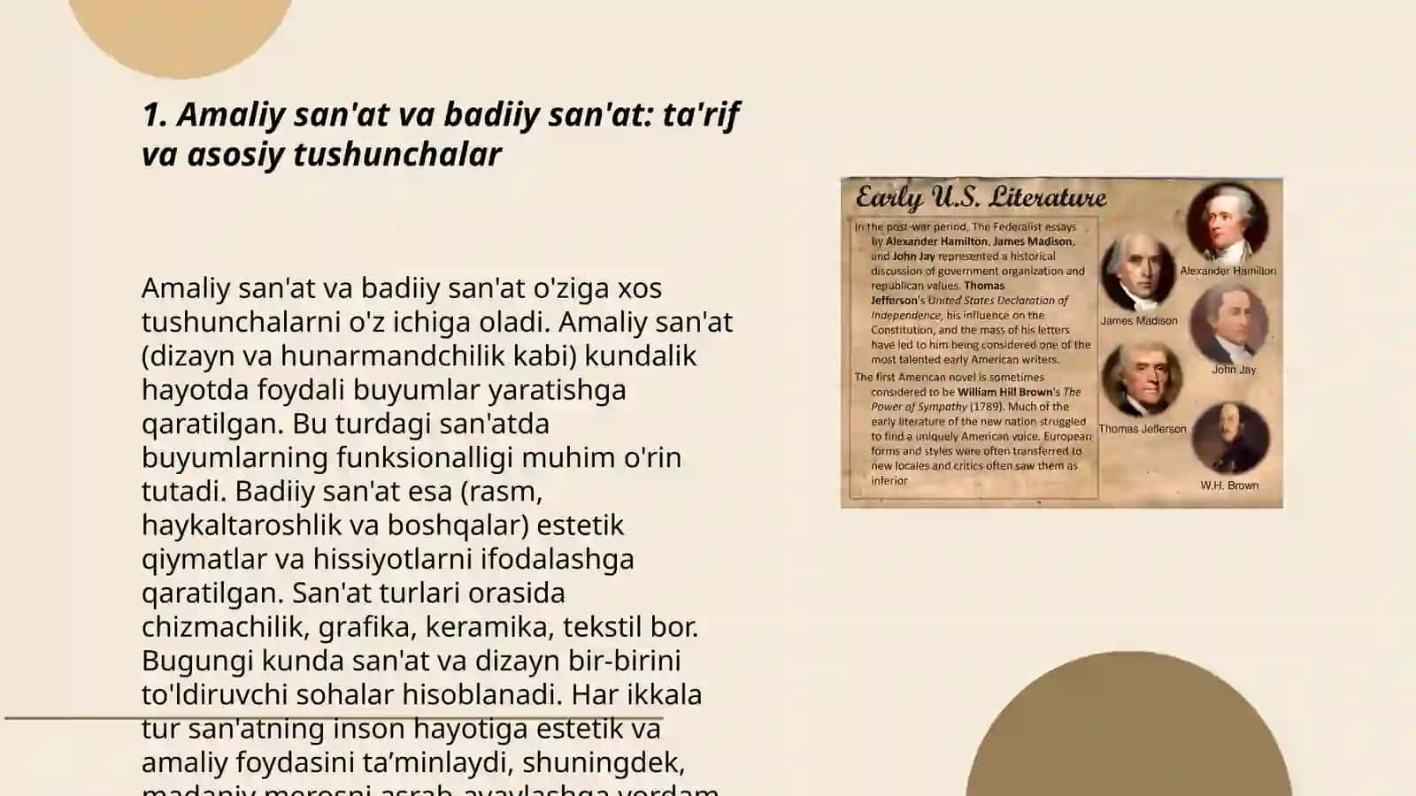 Amaliy va badiiy san'atning mushtarak va farqli tomonlari 3