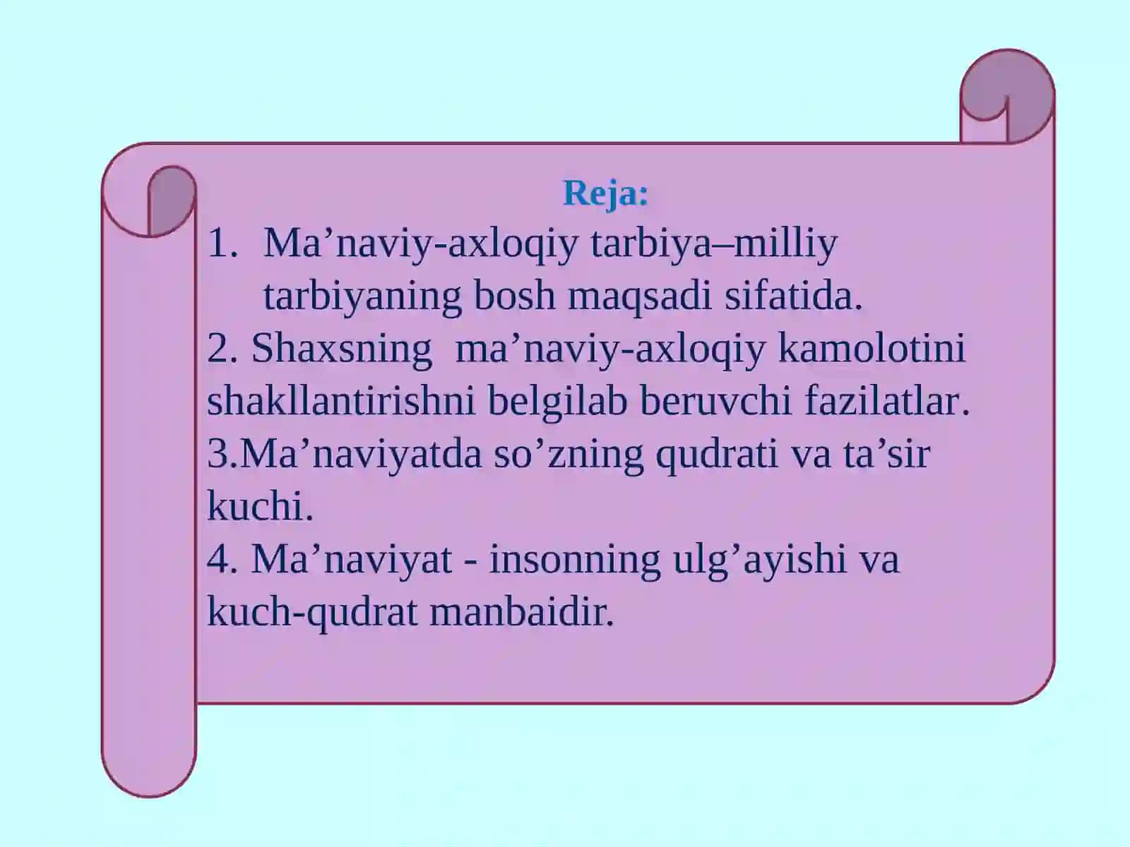 Yuksak ma’naviyatli shaxsni shakllantirishning nazariy-metodologik asoslari 3