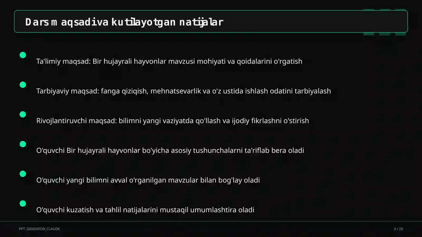 Bir hujayrali hayvonlar (7-sinf) 3
