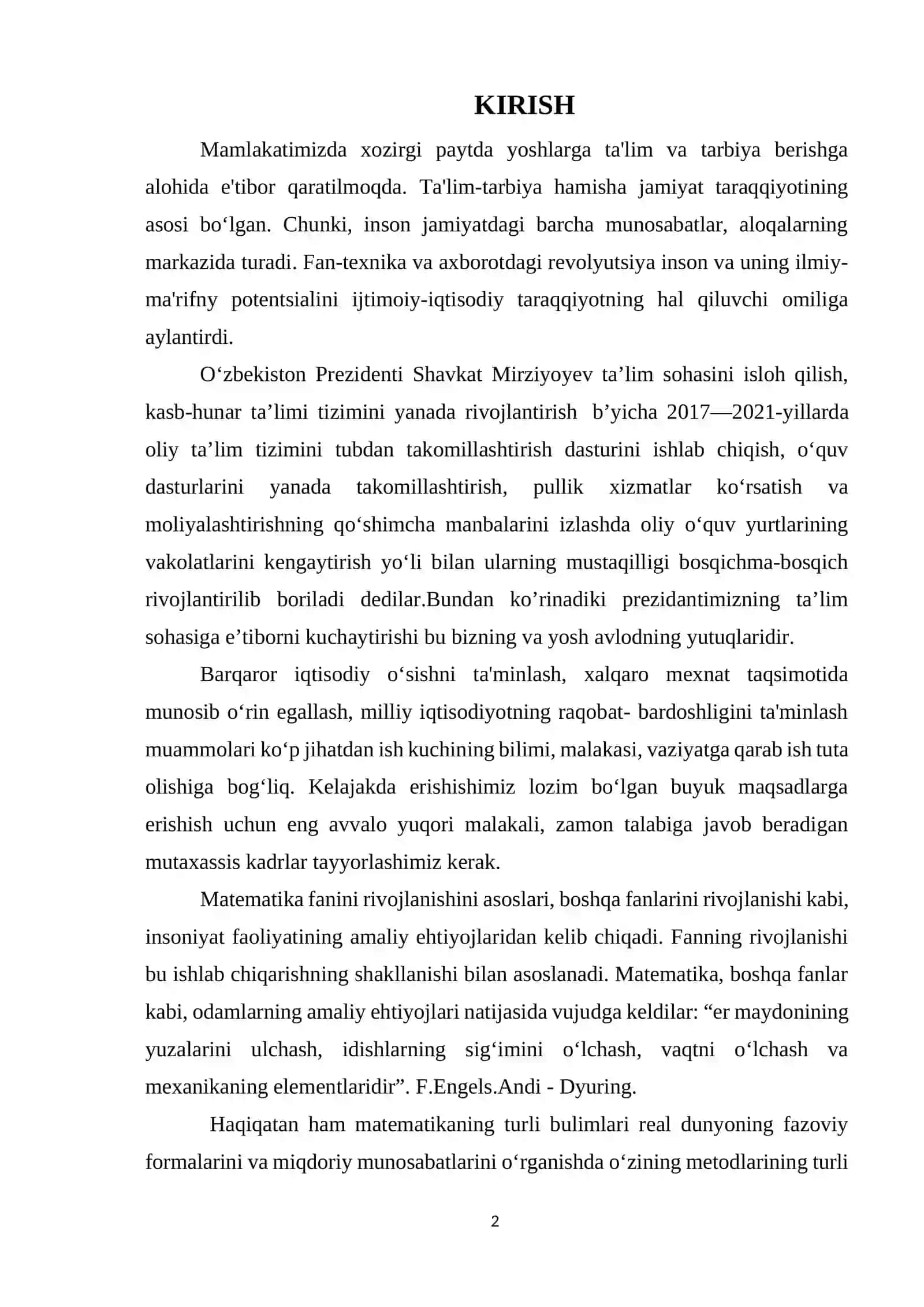 BOSHLANG‘ICH SINFDA MATEMATIKADAN TAFAKKURNI, MANTIQIY FIKRLASHGA RIVOJLANTIRUVCHI IJODIY TOPSHIRIQ TARZIDA MASALALAR USTIDA ISHLASH METODIKASI (1-2-SINF MISOLIDA) 3
