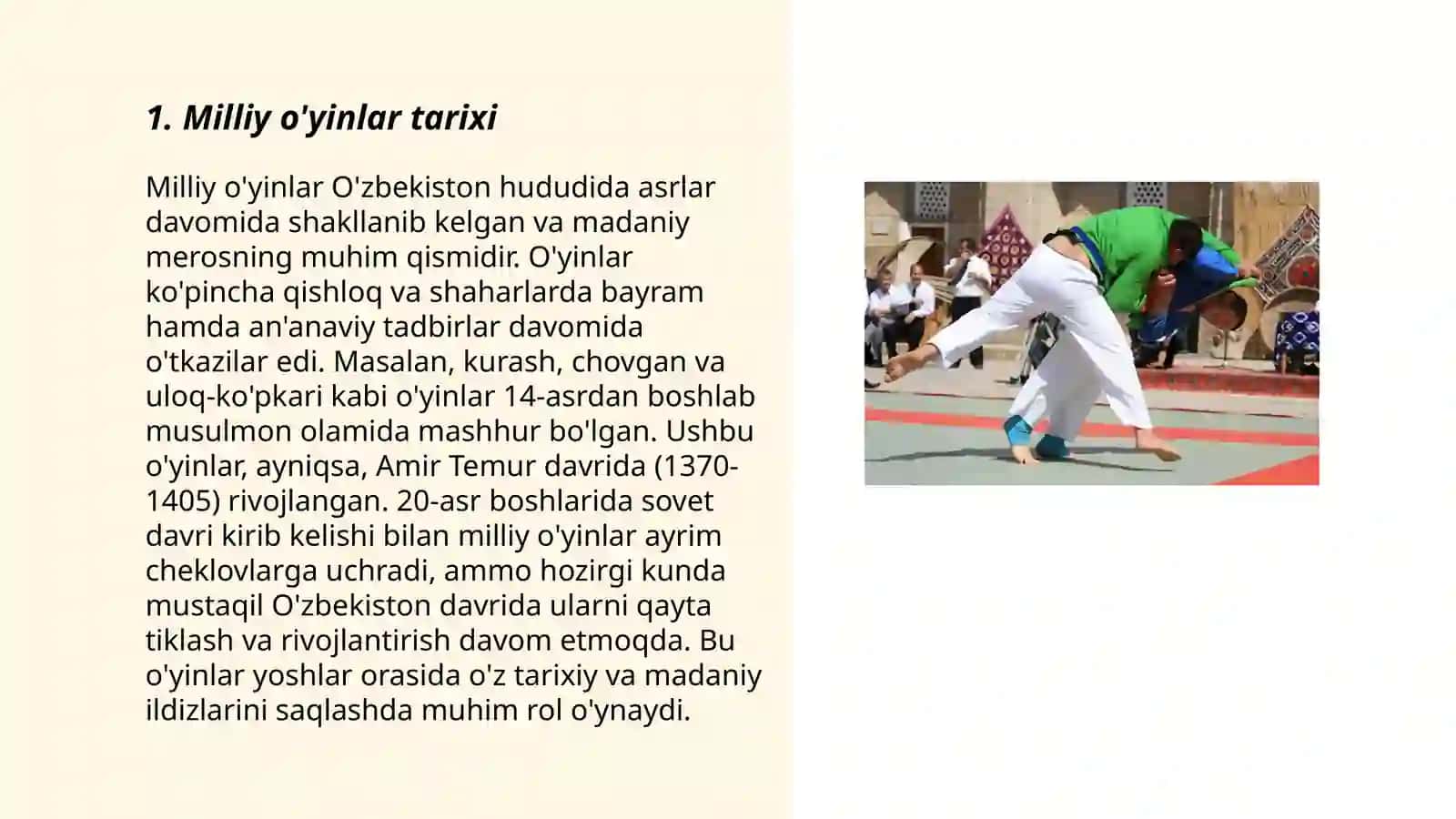 Milliy va harakatli o'yinlar 3