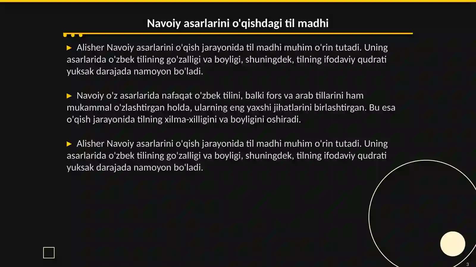 Navoiy asarlarida til madhi 3