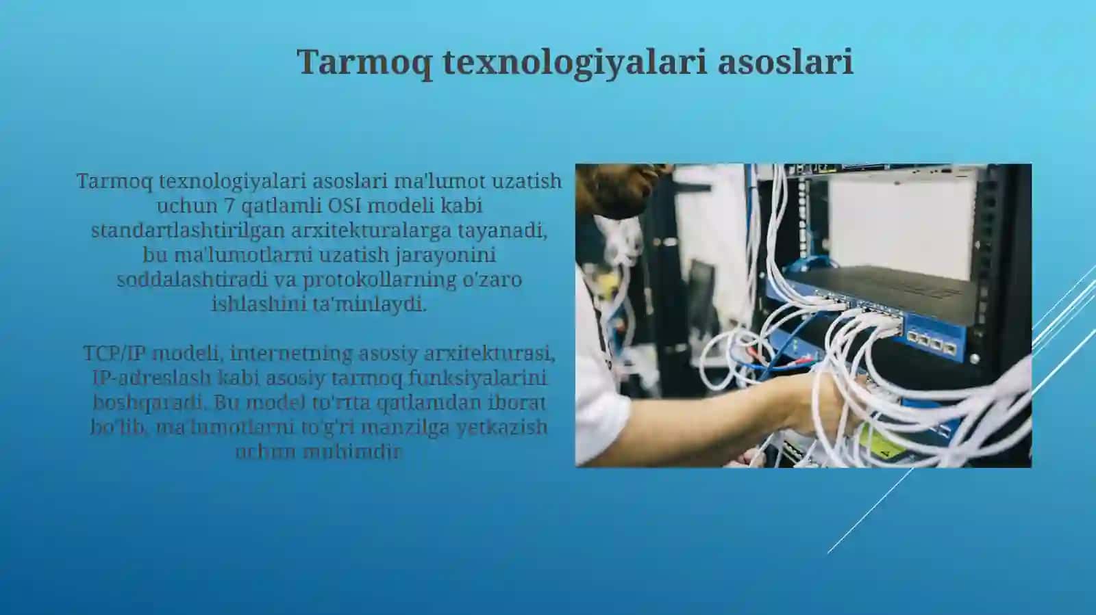 Tarmoqlitexnologiyalarvainternetxizmatlari 3
