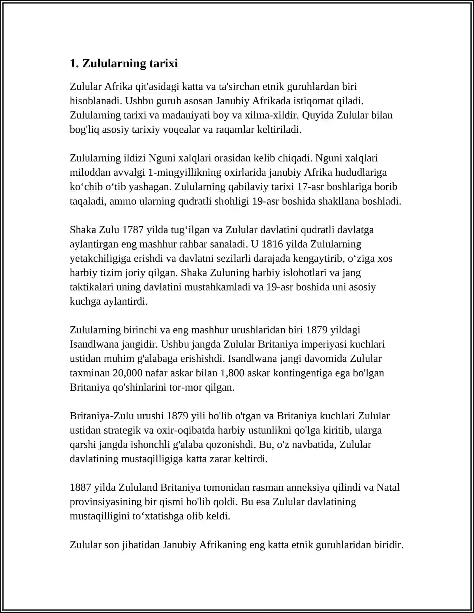 ZULUKLAR 3