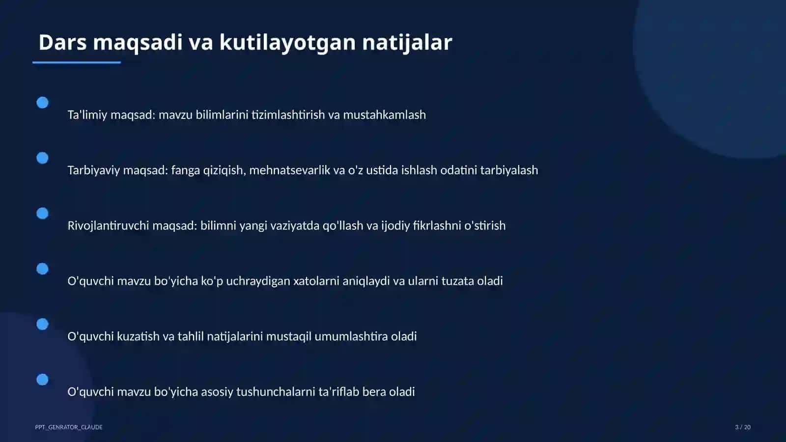 Ko'makchi, bog'lovchi va yuklamalar (7-sinf) 3