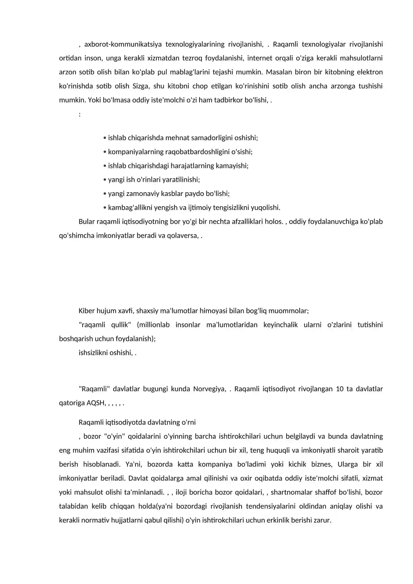 Raqamli iqtisodiyotda davlatning o'rni 3