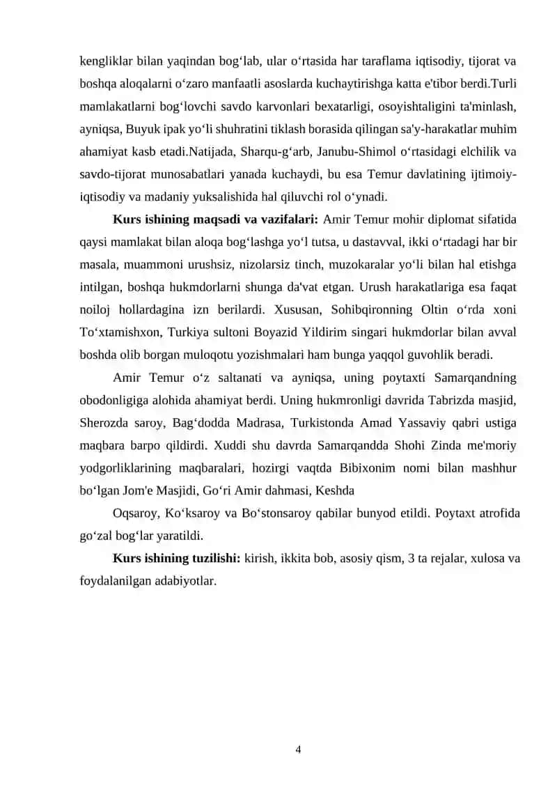 Amir Temur va Temuriylar Davlatining Sharq Davlatlari Bilan Aloqalari 3