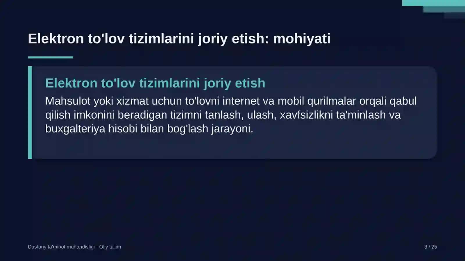 mebel salonlarida elektron to'lov tizimlarini joriy etish 3874 3