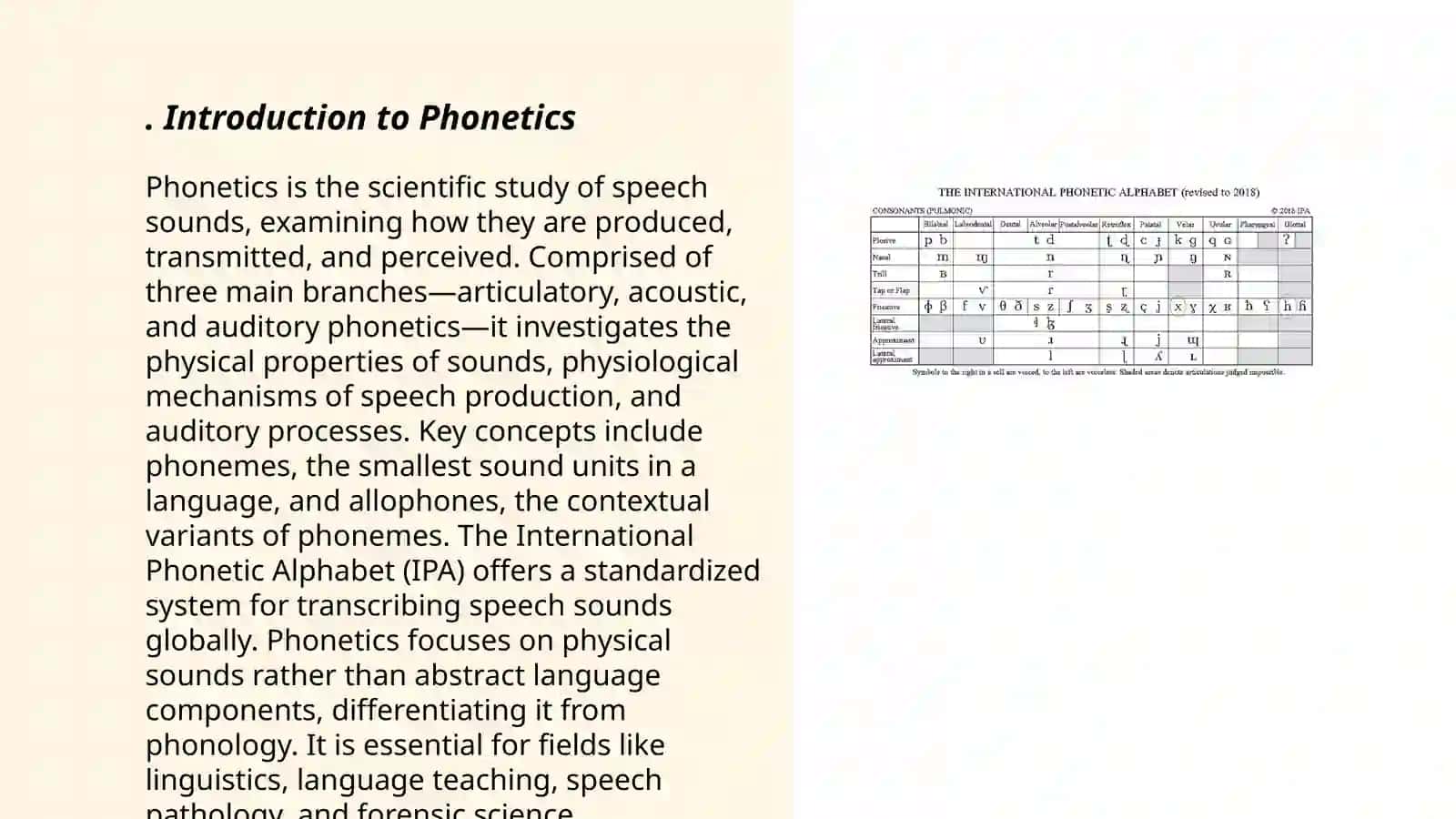 Phonetics - as a branch of phonetics and methods of investigations 3