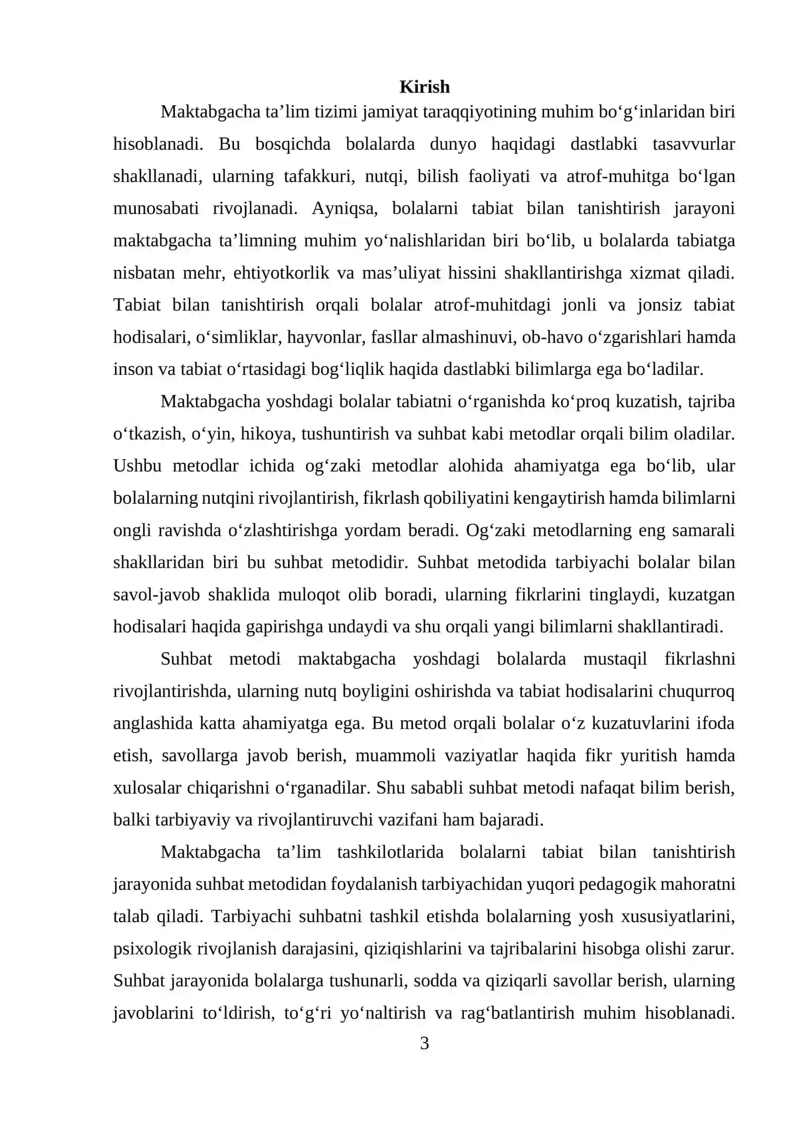 Tabiat bilan tanishtirishda og‘zaki metodlarning nazariy asoslari 3