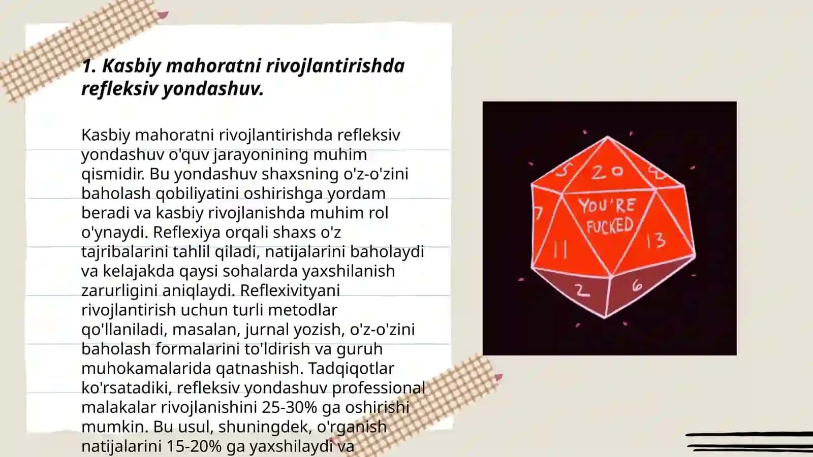Kasbiy mahoratni rivojlantirishda refleksiv akmeologik yondashuv 3