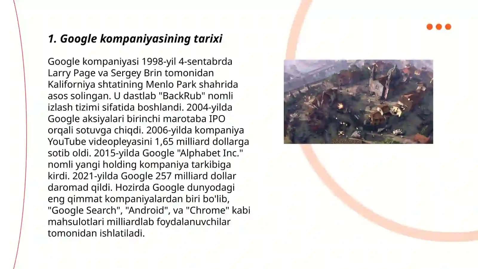 Google kompaniyasining tarixi 3