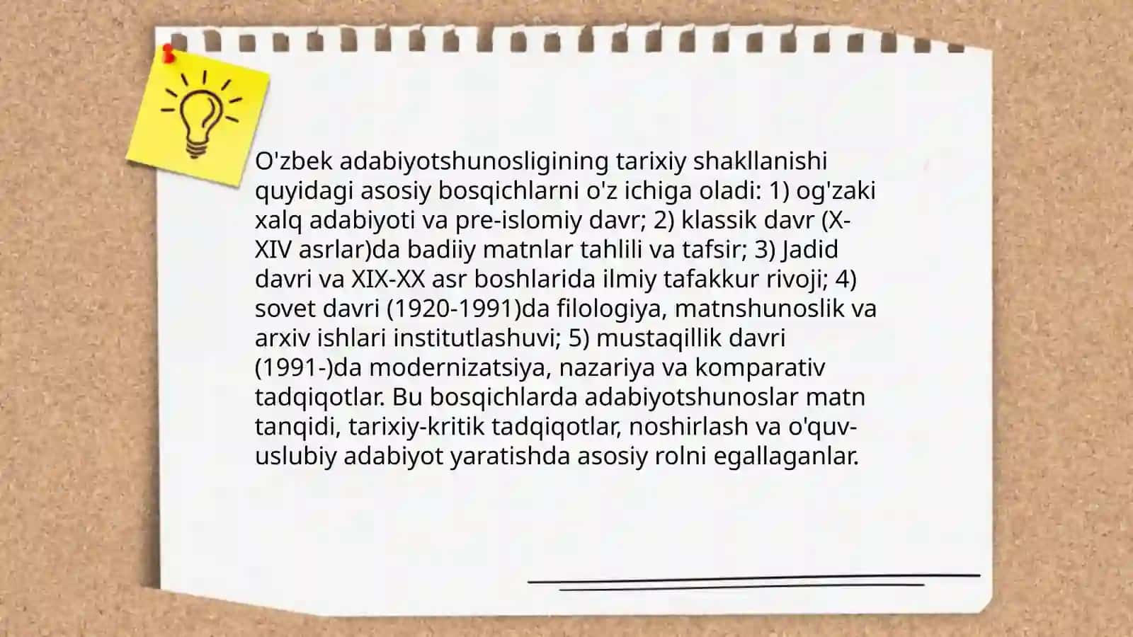 O'zbek adabiyotshunoslari va ularning fan rivojida tutgan o'rni 3