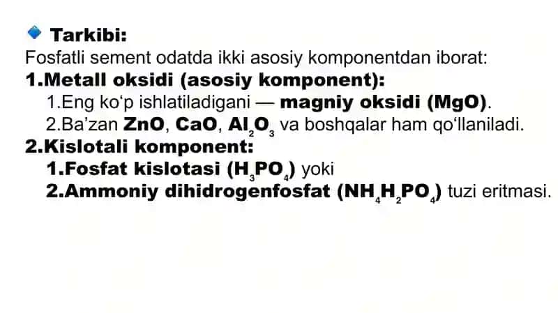 FOSFATLI SEMENT 3