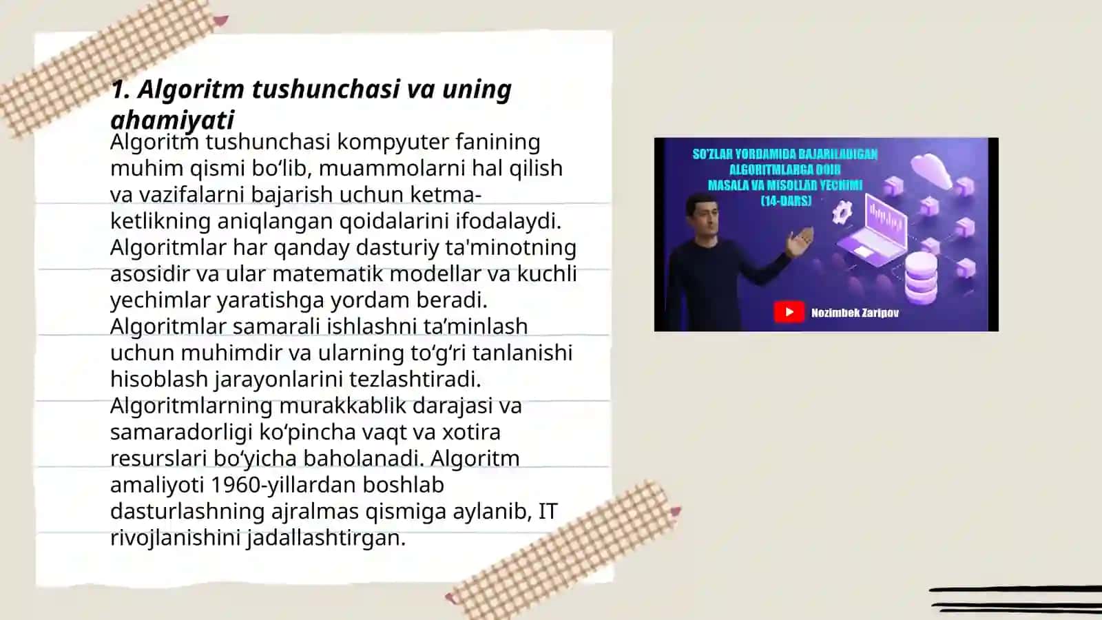 Masalalarning algoritmini tuzish va shu algoritm asosida Visual Basic dasturlash tilida dastur tuzish 3