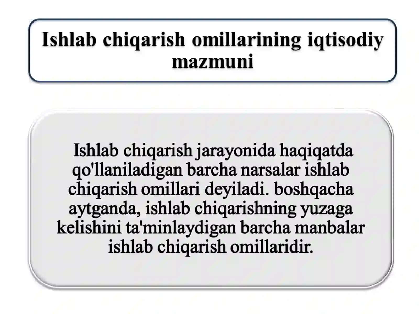 Iqtisodiyot nazariyasi fani - I 3