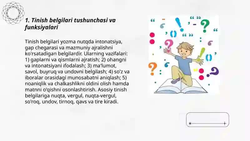 O‘zbek tilida tinish belgilari o‘rganilishi va qo‘llanishi 3
