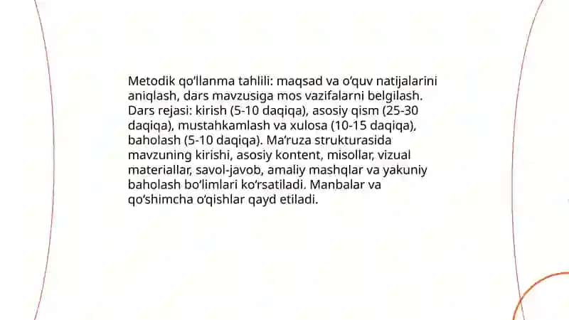 Metodik qo’llanmalar biologiyasining o’qitish metodikasi 3