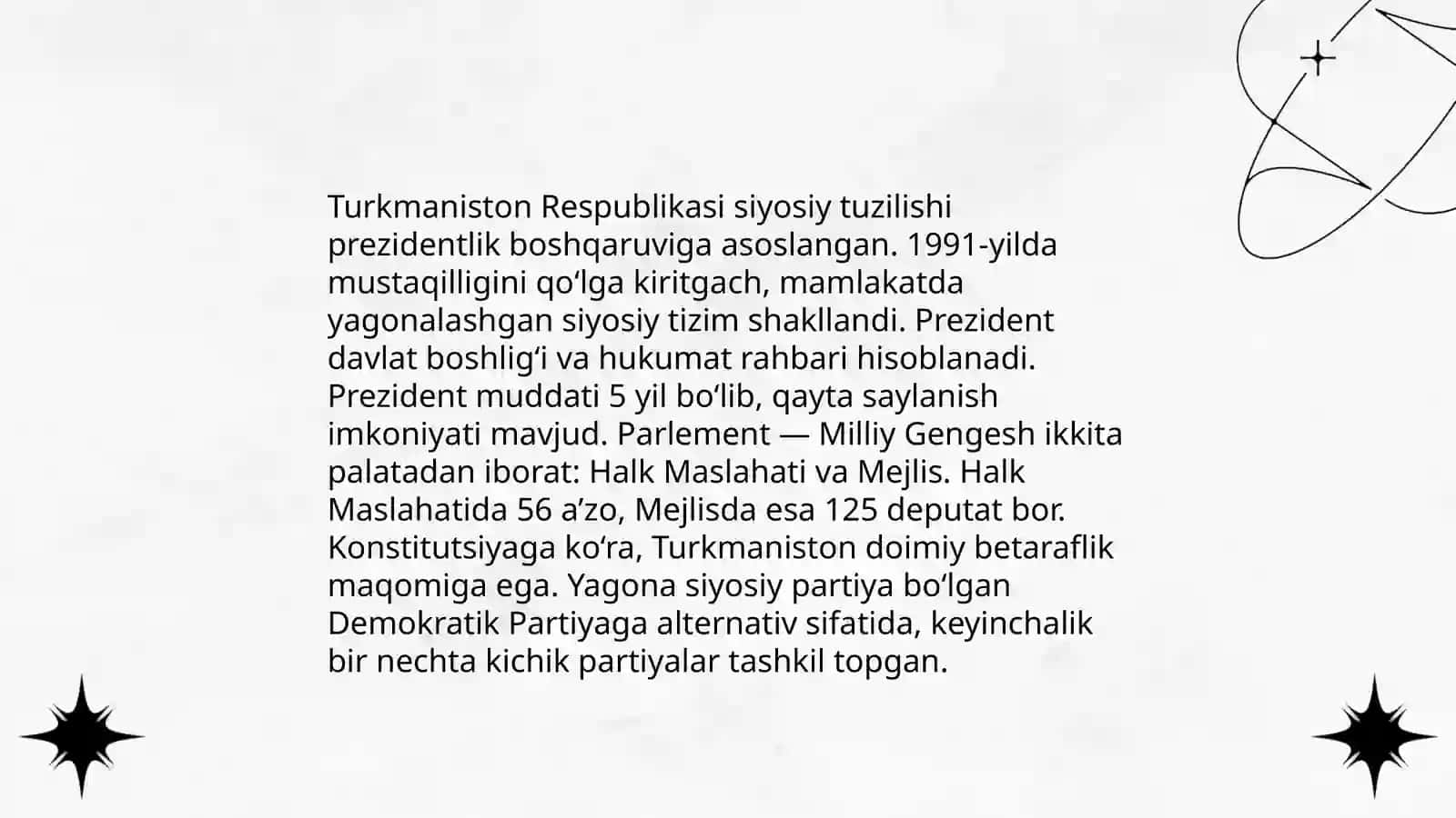 Turkmaniston Respublikasi siyosiy-ma'muriy tuzilishi 3