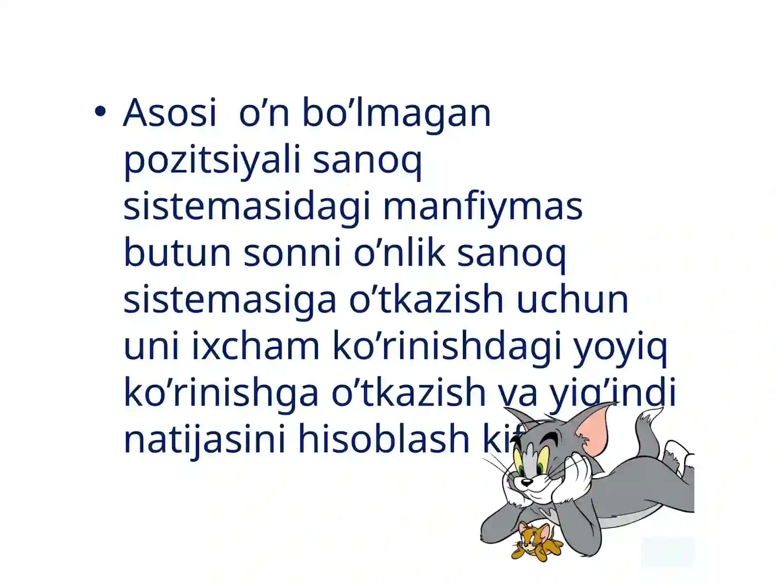 Birsanoqsistemasidagisonlarniboshqasanoqsistemasigao’tkazish 3