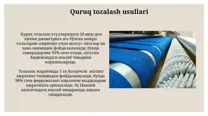 Uzoq Tolali Tozalash Uskunalarining ishlash jarayoni va tuzilishi 3